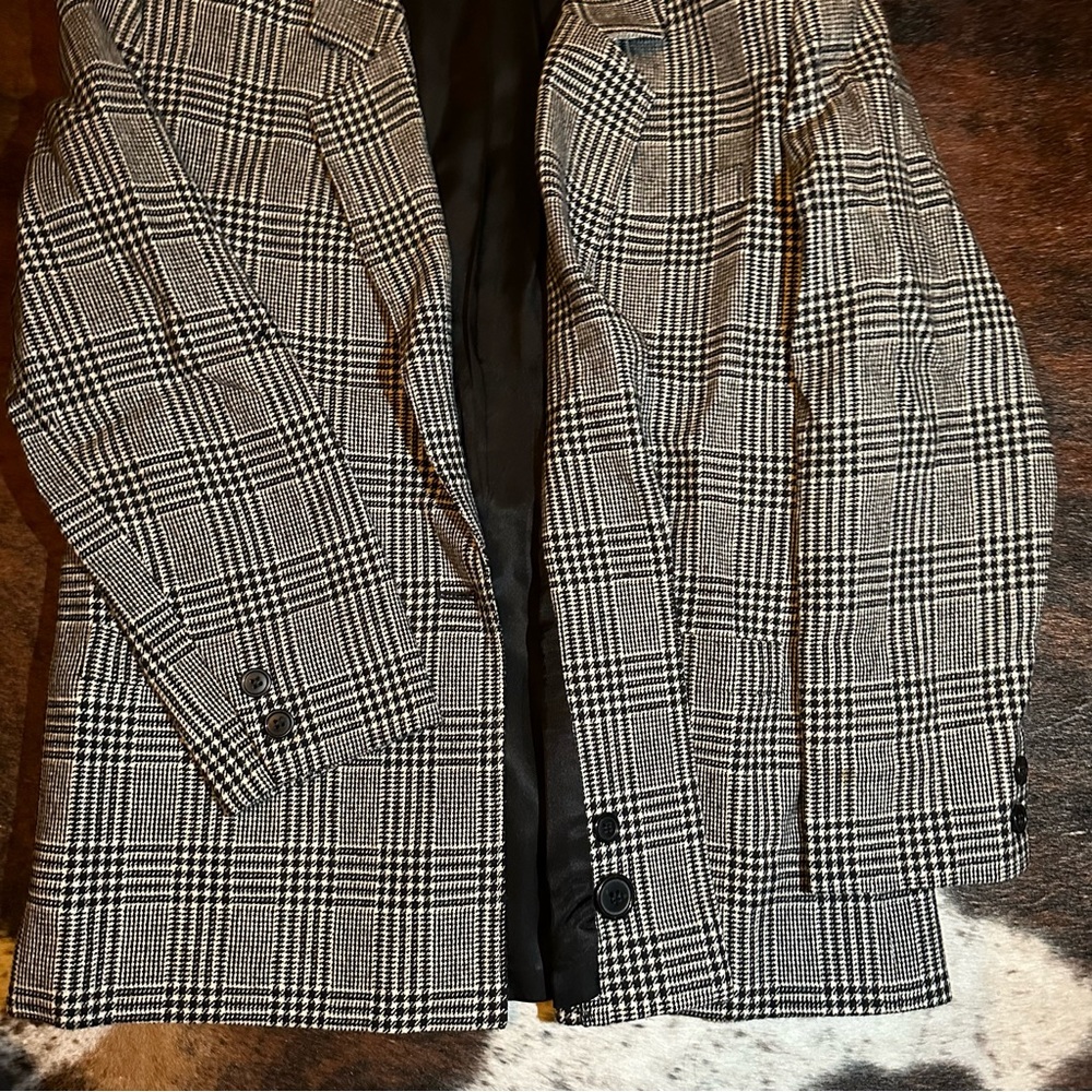 Pendleton Petite Wool Plaid Blazer - image 3